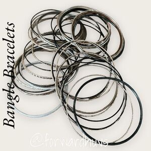 Metal Bangle Bracelet Lot